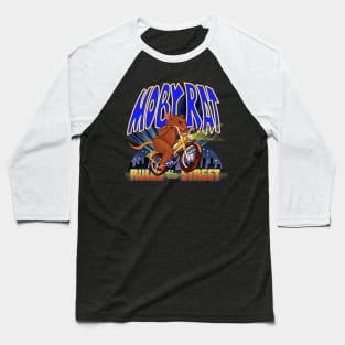 Moby Rat Rules Baseball T-Shirt